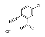 4-氯-2-硝基苯重氮氯化物 结构式