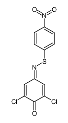 2,6-二氯-1,4-苯醌-4-[S-(4-硝基苯基)硫代肟] 结构式