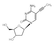 5-(1-丙炔基)-2'-脱氧胞苷 结构式