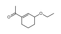 1-(3-乙氧基-1-环己烯-1-基)乙酮 结构式
