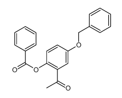 Ethanone, 1-[2-(benzoyloxy)-5-(phenylmethoxy)phenyl]- 结构式