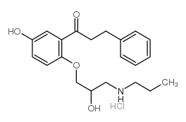 5-羟基普罗帕酮盐酸盐 结构式