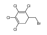 5-(溴甲基)-1,2,3,4-四氯-1,3-环己二烯 结构式