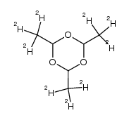 2,4,6-三(甲基-d3)-1,3,5-三恶烷 结构式