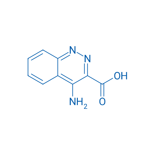 4-氨基噌啉-3-羧酸 结构式