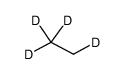 乙烷-1,1,1,2-D4 结构式
