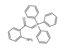 Ethanone, 1-(2-aminophenyl)-2-(triphenylphosphoranylidene)- 结构式
