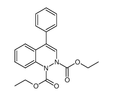 4-苯基-1,2-噌啉二羧酸-1,2-二乙酯 结构式