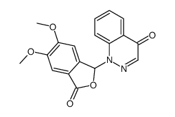 4(1H)-Cinnolinone, 1-(1,3-dihydro-4,5-dimethoxy-3-oxo-1-isobenzofuranyl)- 结构式