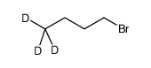 1-溴丁烷-4,4,4-D3 结构式