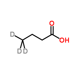 丁酸-4,4,4-d3 结构式