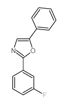 2-(3-氟苯基)-5-苯基恶唑 结构式
