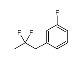 1-(2,2-二氟丙基)-3-氟苯 结构式