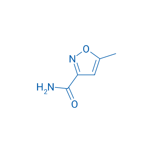 5-甲基异噁唑-3-甲酰胺 结构式