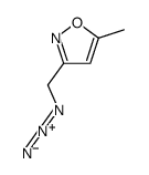 3-(azidomethyl)-5-methyl-1,2-oxazole 结构式