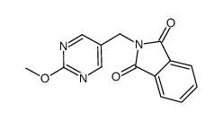 2-[(2-甲氧基-5-嘧啶基)甲基]-1H-异吲哚-1,3(2H)-二酮 结构式