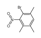 2-溴-1,4,5-三甲基-3-硝基苯 结构式