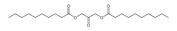 癸酸-2-氧代-1,3-丙二酯 结构式