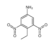 4-乙基-3,5-二硝基苯胺 结构式