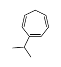 3-异丙基-1,3,5-环庚三烯 结构式