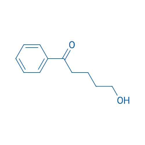 5-羟基-1-苯基-1-戊酮 结构式