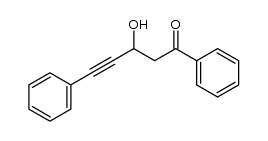 3-羟基-1,5-二苯基-4-戊炔-1-酮 结构式