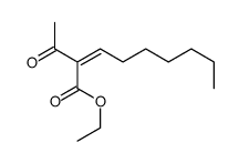 ethyl 2-acetylnon-2-enoate 结构式