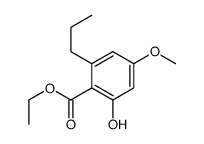 柔扁枝衣酸乙酯 结构式