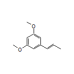 (E)-1,3-二甲氧基-5-(丙-1-烯-1-基)苯 结构式
