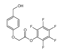 4-HYDROXYMETHYLPHENOXYACETIC ACID-OPFP) 结构式