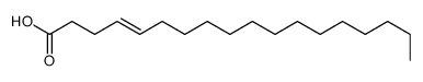 4-Octadecenoic acid, (4Z)- 结构式