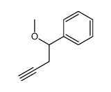 Benzene, (1-methoxy-3-butynyl)- 结构式