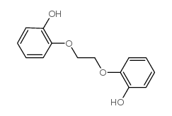 1,2-二(2-羟基苯氧基)乙烷 结构式