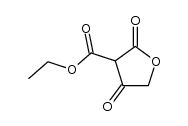四氢-2,4-二氧代-3-呋喃甲酸乙酯 结构式