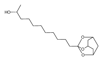 2,4,10-Trioxatricyclo[3.3.1.13,7]decane-3-decanol, α-methyl-, (R)- (9CI) 结构式