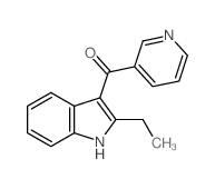 Methanone, (2-ethyl-1H-indol-3-yl)-3-pyridinyl- 结构式
