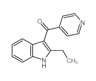 Methanone, (2-ethyl-1H-indol-3-yl)-4-pyridinyl- 结构式