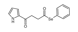 1H-Pyrrole-2-butaneselenoic acid, γ-oxo-, Se-phenyl ester 结构式