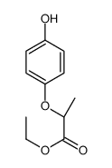R-(+)-2-(4-羟基苯氧基)丙酸乙酯 结构式