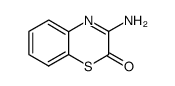 3-氨基-2H-1,4-苯并噻嗪-2-酮 结构式