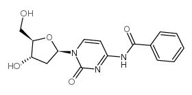 N-苯甲酰-2'-脱氧胞苷 结构式