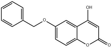 6-(苄氧基)-4-羟基香豆素 结构式