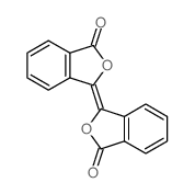 1(3H)-Isobenzofuranone,3-(3-oxo-1(3H)-isobenzofuranylidene)-, (E)- (9CI) 结构式