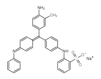 碱蓝4B 结构式