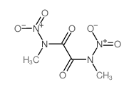 N,N'-Dimethyl-N,N'-dinitrooxamide 结构式