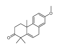 2(1H)-Phenanthrenone, 3,4,4a,9-tetrahydro-7-methoxy-1,1,4a-trimethyl- 结构式