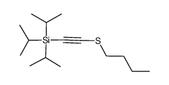 Silane, [2-(butylthio)ethynyl]tris(1-methylethyl)- 结构式