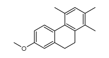 7-甲氧基-1,2,4-三甲基-9,10-二氢菲 结构式