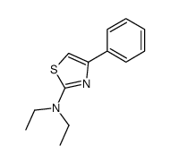 N,N-diethyl-4-phenylthiazol-2-amine 结构式