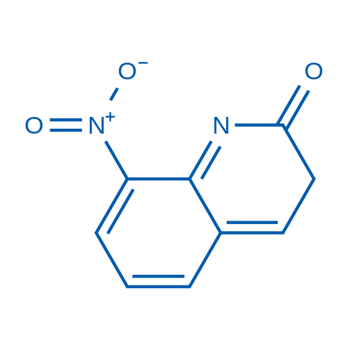 8-硝基喹啉-2(1H)-酮 结构式